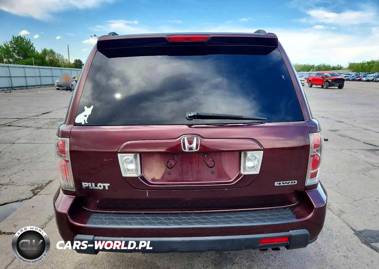 2007 Honda Pilot Exl VIN:2HKYF18557H518738 - 6