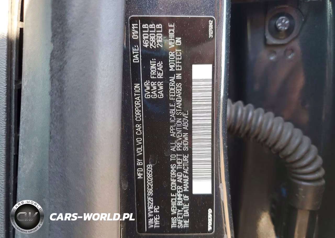 2012 Volvo S60 T5 VIN:YV1622FS6C2028509 - 12