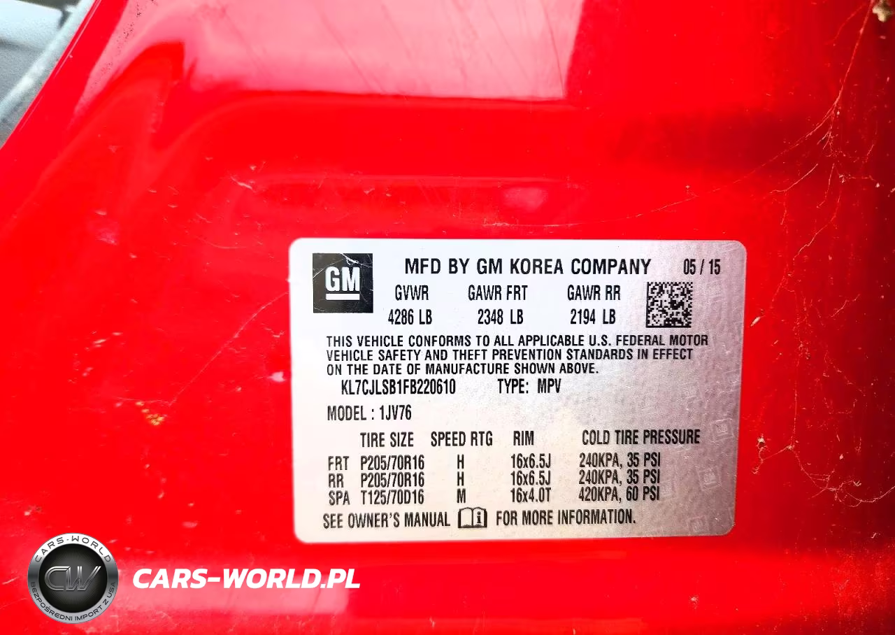 2015 Chevrolet Trax 1Lt VIN:KL7CJLSB1FB220610 - 13