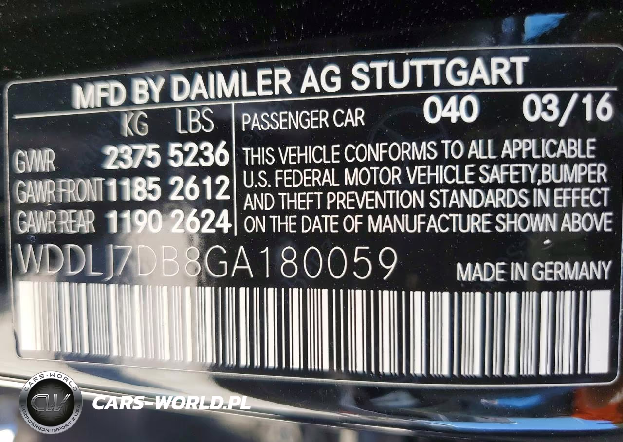 2016 Mercedes-Benz Cls 550 VIN:WDDLJ7DB8GA180059 - 13