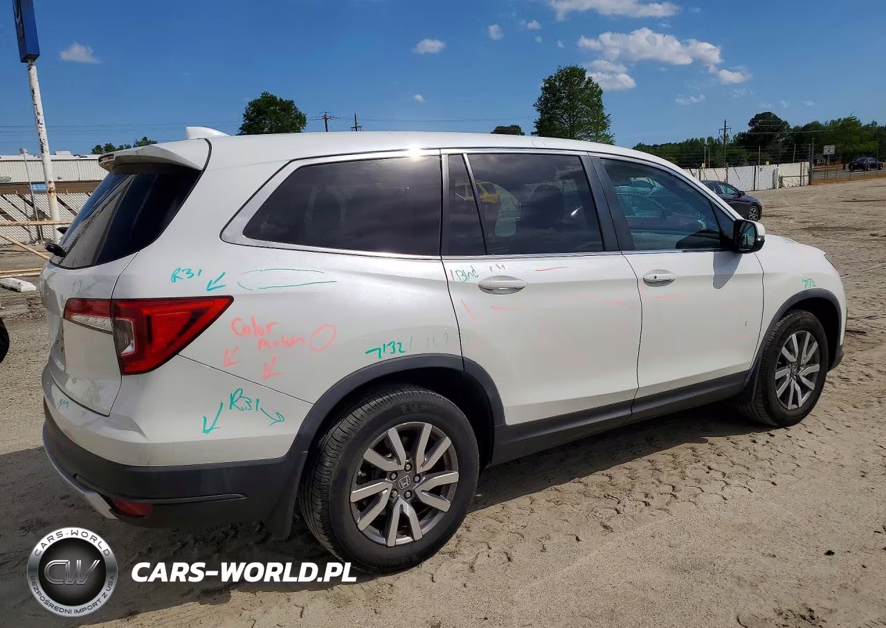 2020 Honda Pilot Ex VIN:5FNYF5H3XLB003622 - 3