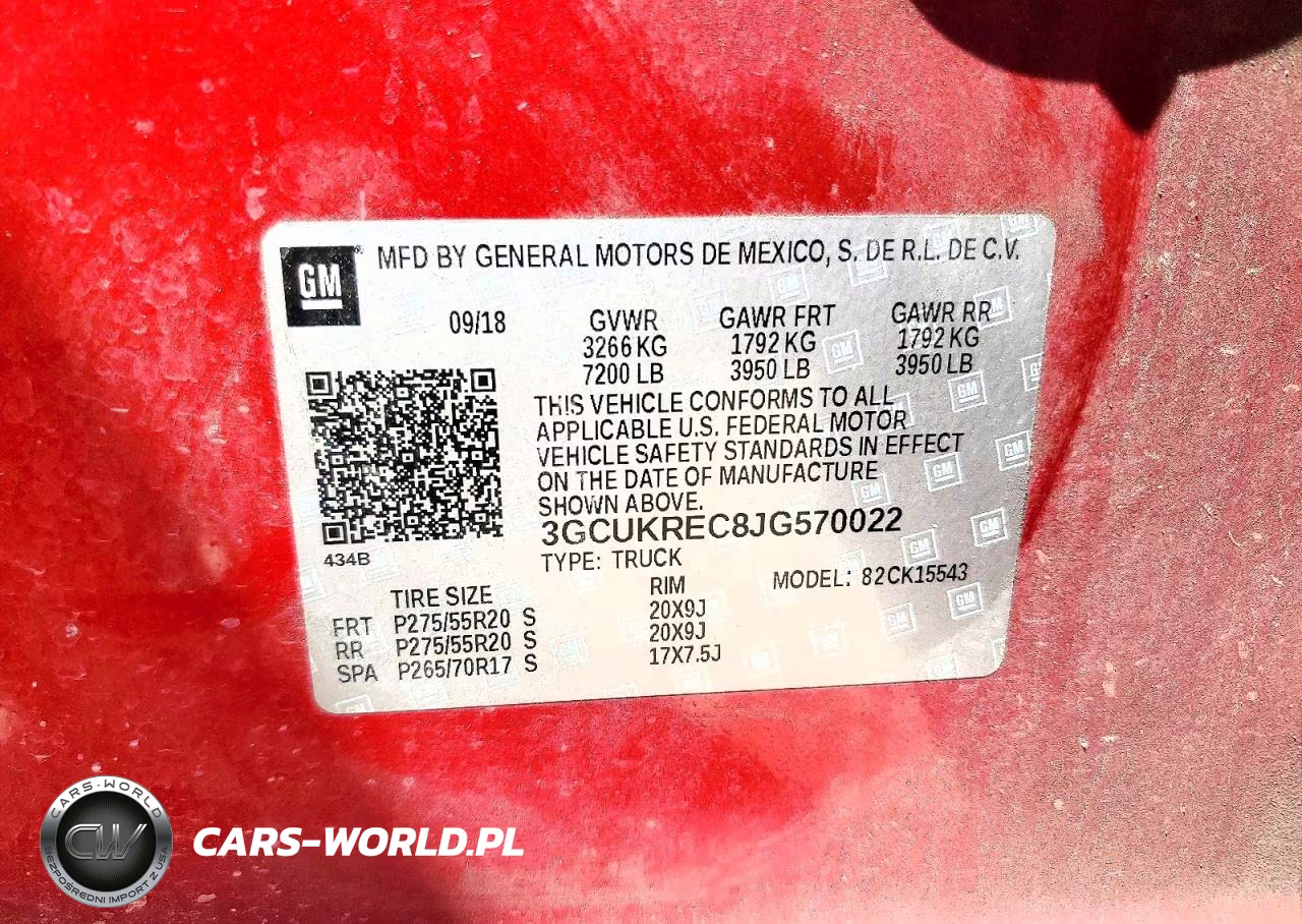 2018 Chevrolet Silverado K1500 Lt VIN:3GCUKREC8JG570022 - 12