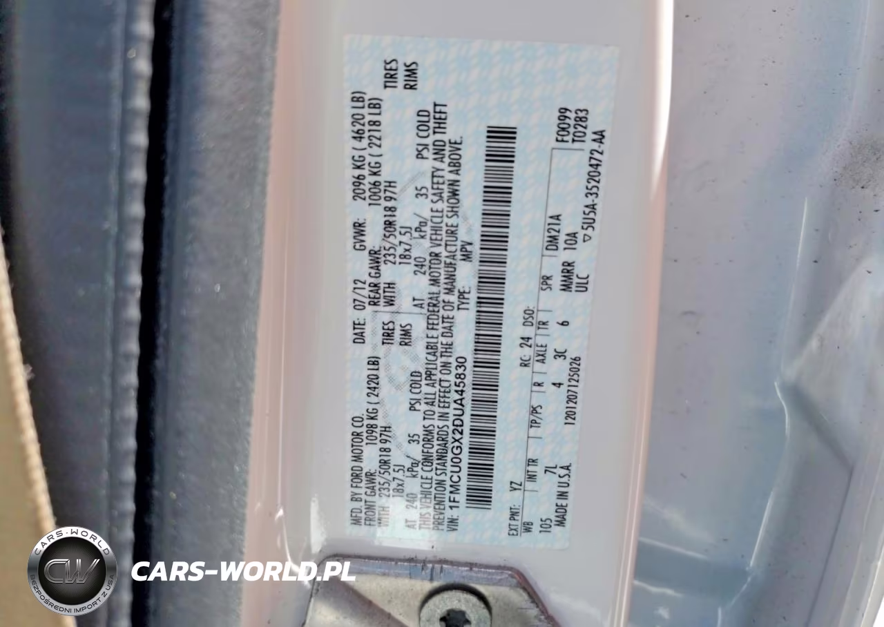 2013 Ford Escape Se VIN:1FMCU0GX2DUA45830 - 13