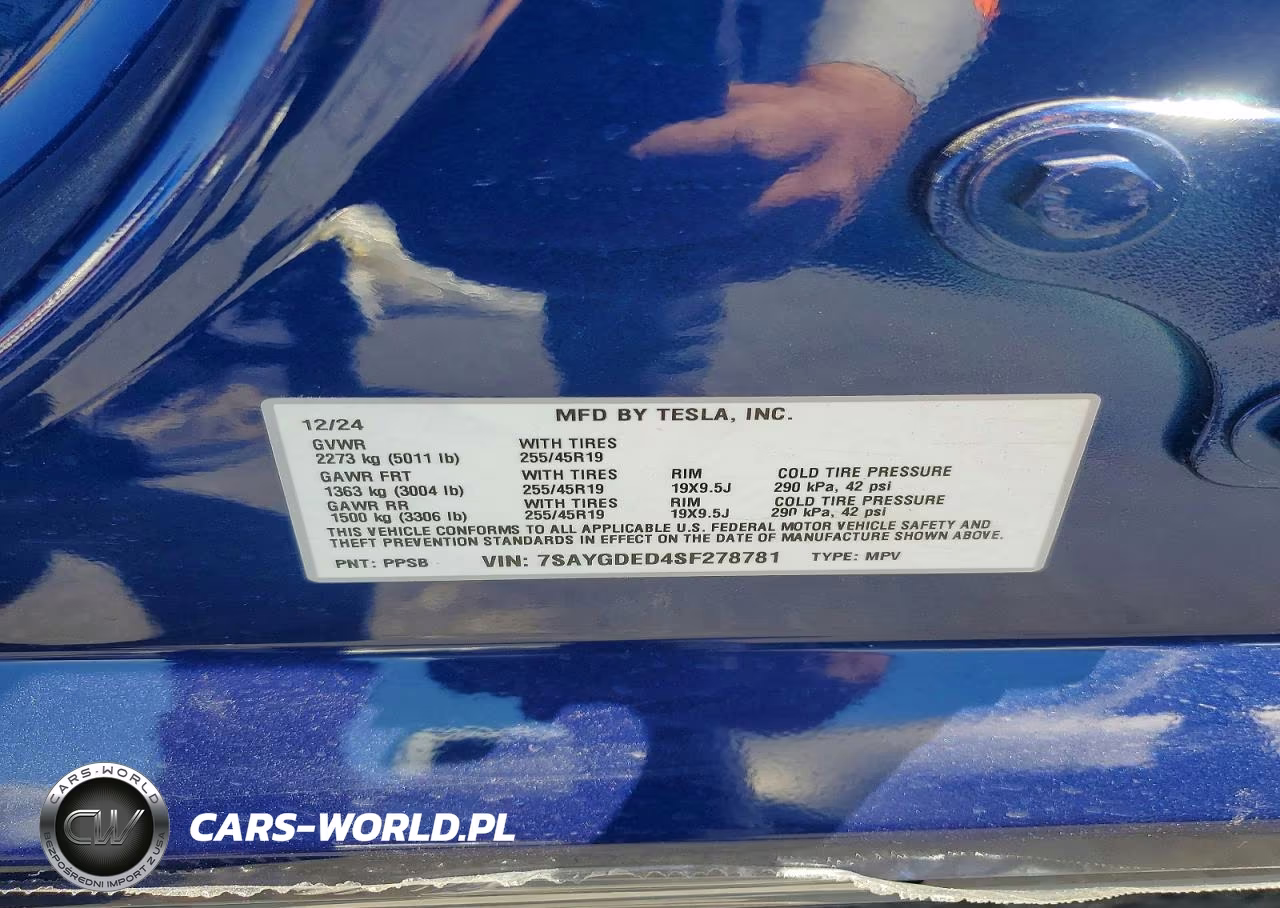 2025 Tesla Model Y VIN:7SAYGDED4SF278781 - 14