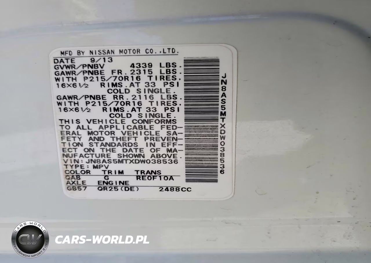 2013 Nissan Rogue S VIN:JN8AS5MTXDW038536 - 13