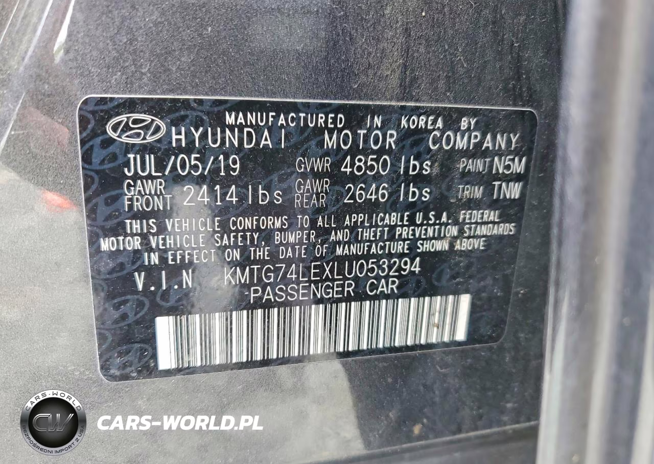 2020 Genesis G70 Elite VIN:KMTG74LEXLU053294 - 12