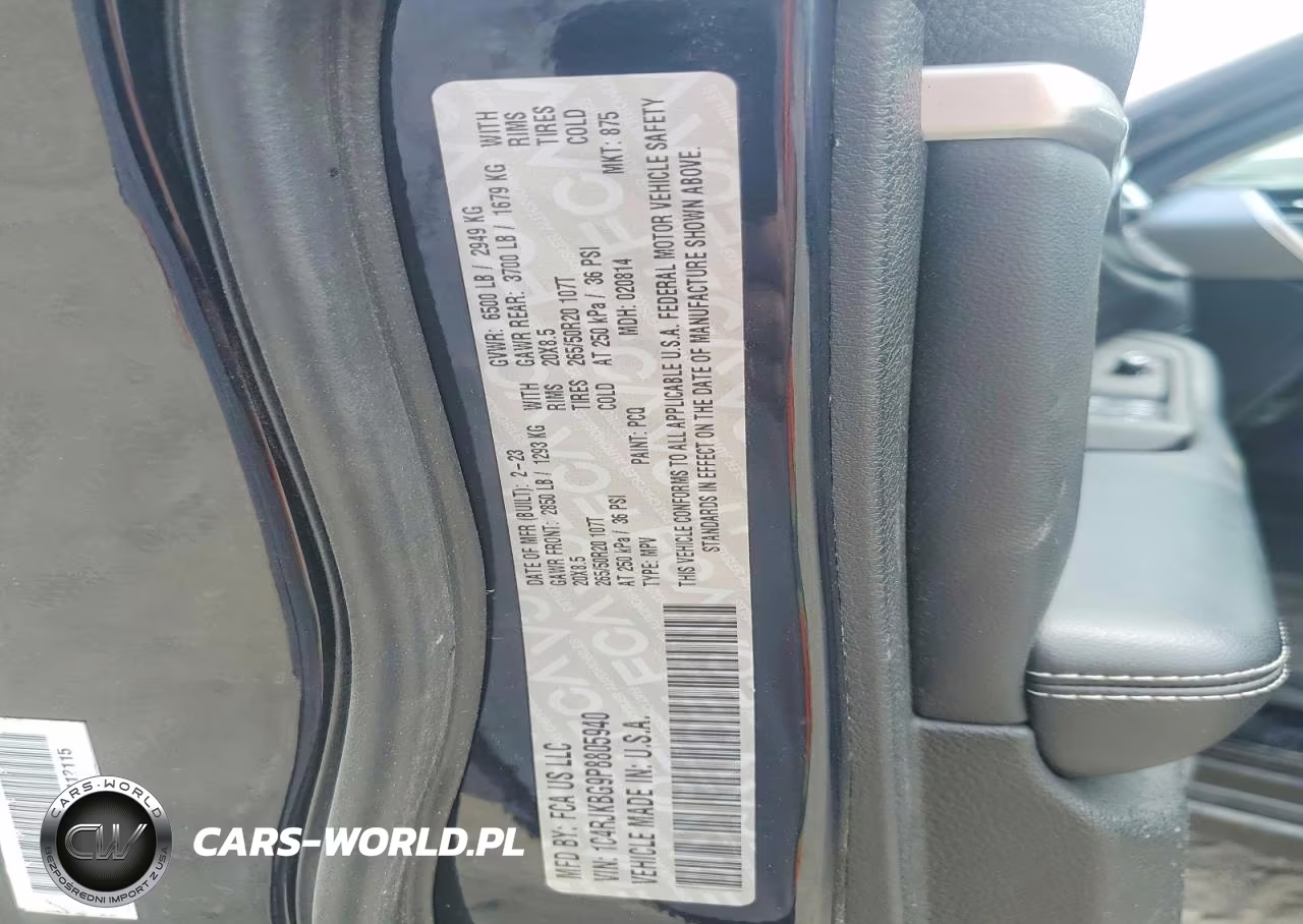2023 Jeep Grand Cherokee L Limited VIN:1C4RJKBG9P8805940 - 14