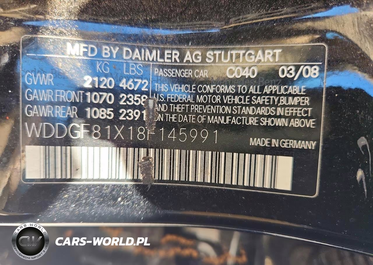 2008 Mercedes-Benz C 300 4Matic VIN:WDDGF81X18F145991 - 13