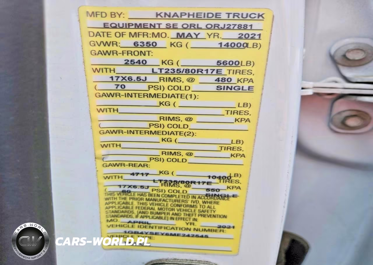2021 Chevrolet Silverado Utility - Service Truck VIN:1GB4YSEY6MF242545 - 12