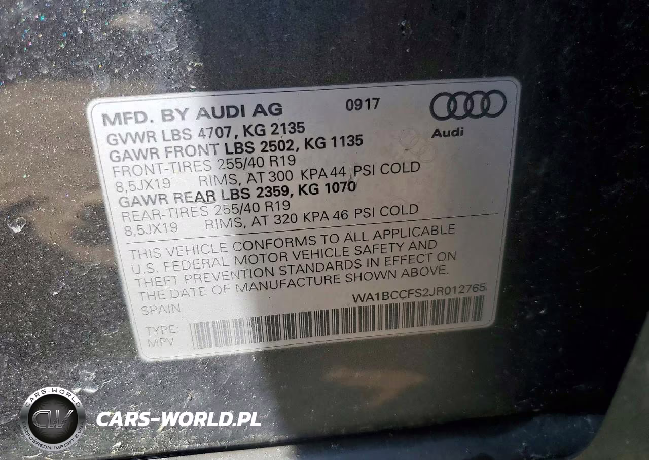 2018 Audi Q3 Premium VIN:WA1BCCFS2JR012765 - 13