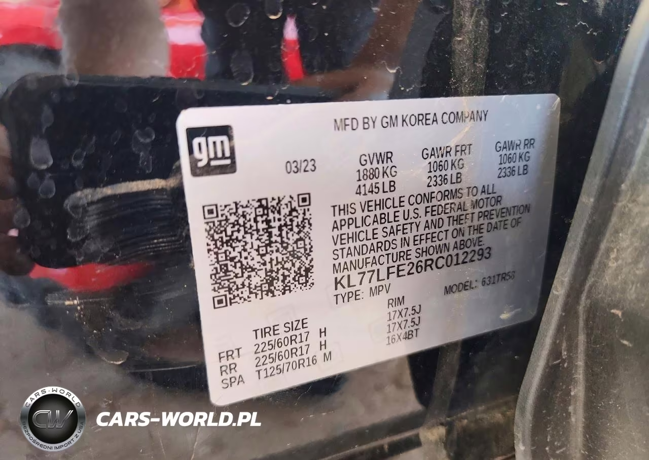 2024 Chevrolet Trax Ls VIN:KL77LFE26RC012293 - 13
