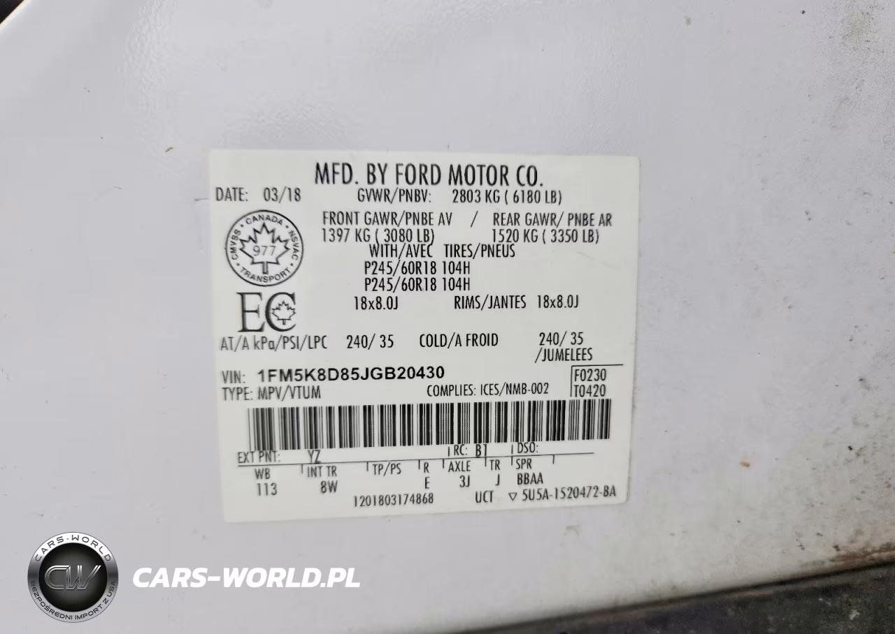 2018 Ford Explorer Xlt VIN:1FM5K8D85JGB20430 - 13