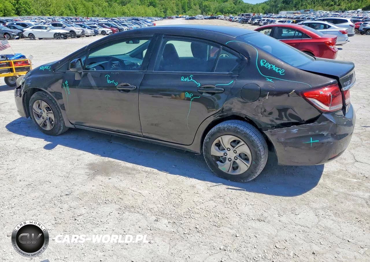 2013 Honda Civic Lx VIN:19XFB2F53DE001255 - 2
