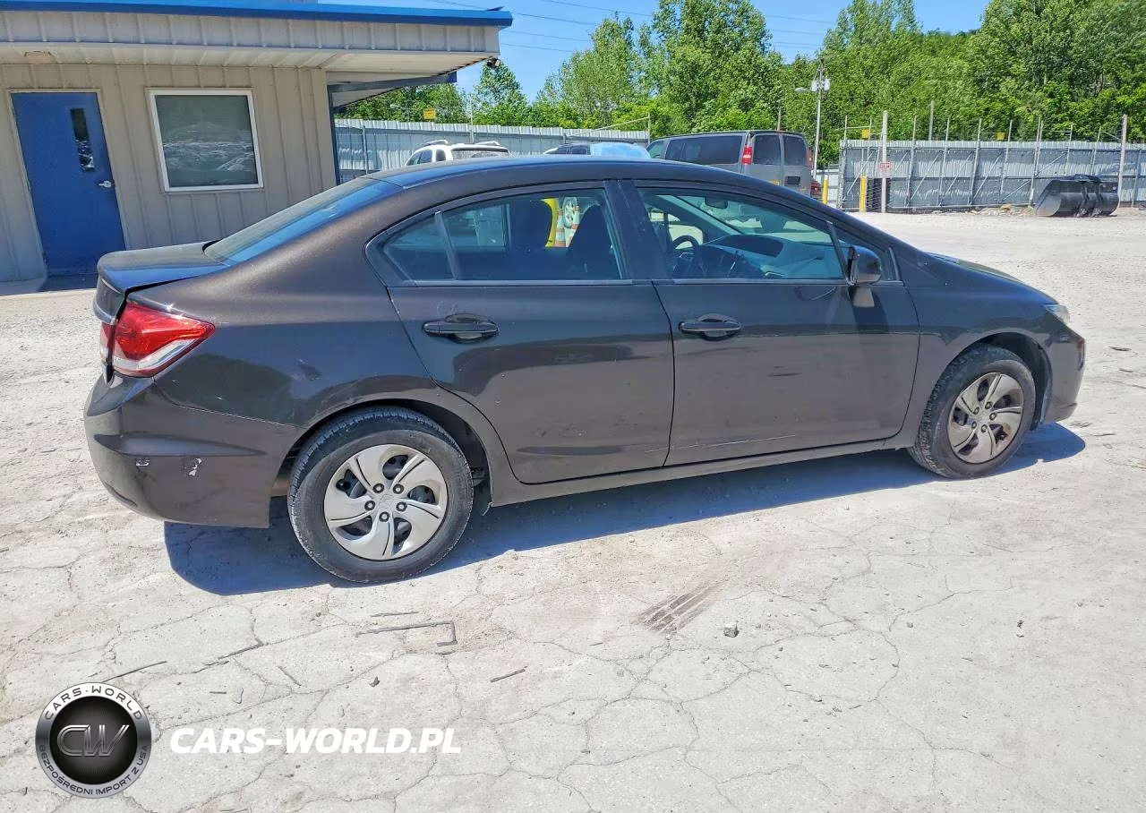 2013 Honda Civic Lx VIN:19XFB2F53DE001255 - 3