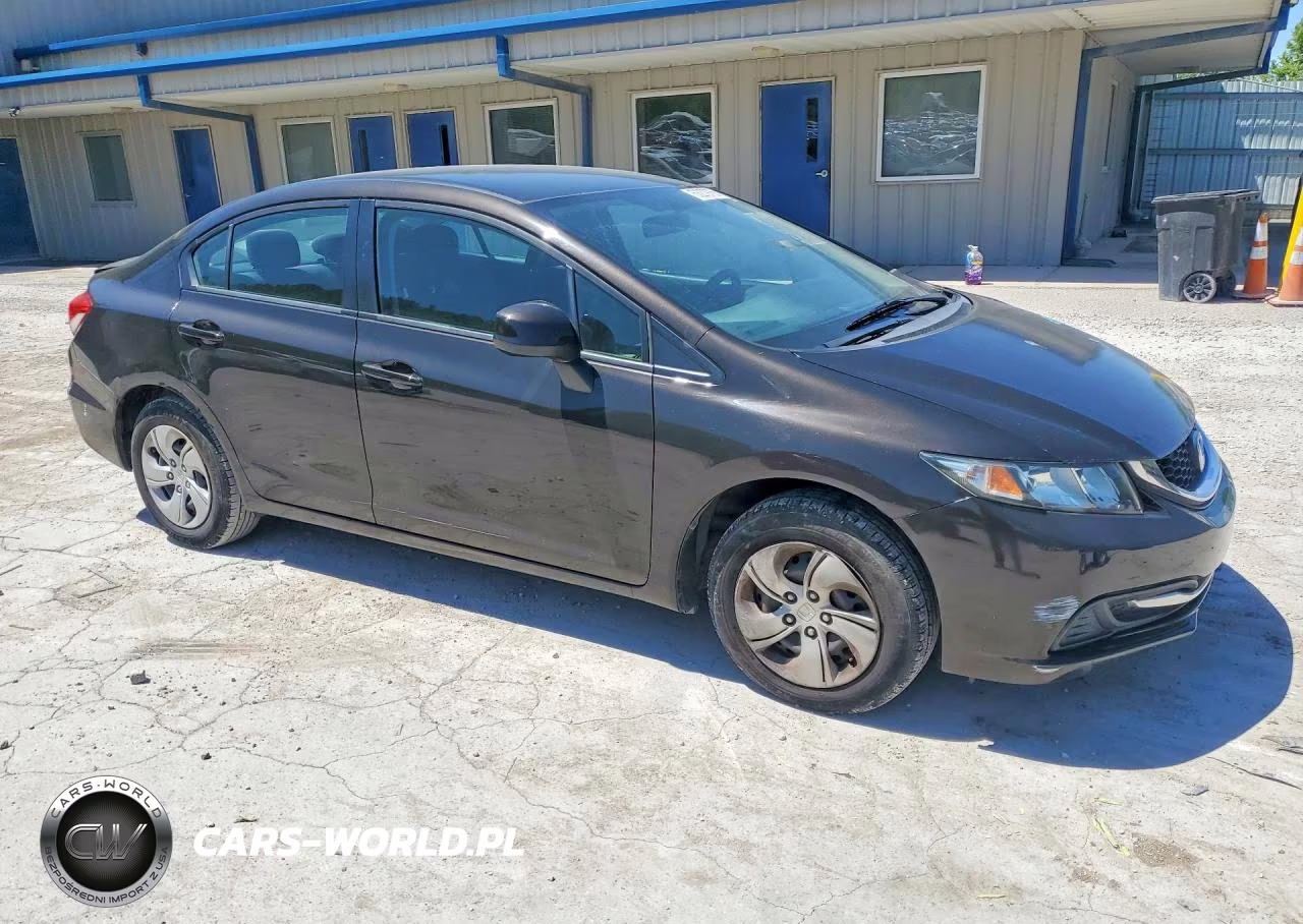 2013 Honda Civic Lx VIN:19XFB2F53DE001255 - 4