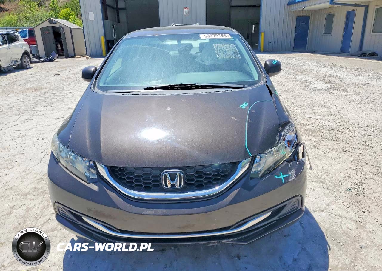 2013 Honda Civic Lx VIN:19XFB2F53DE001255 - 5