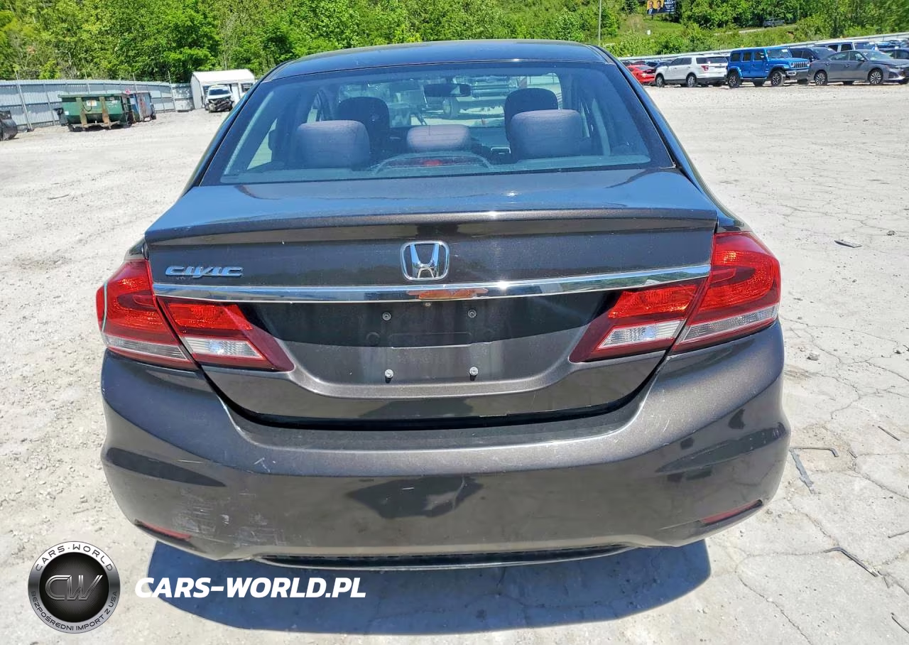 2013 Honda Civic Lx VIN:19XFB2F53DE001255 - 6