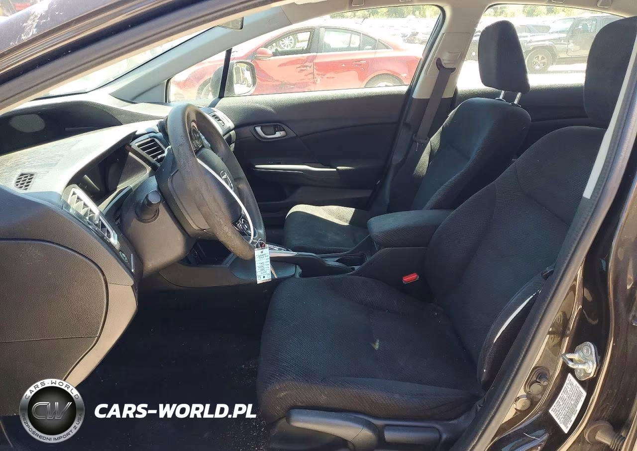 2013 Honda Civic Lx VIN:19XFB2F53DE001255 - 7