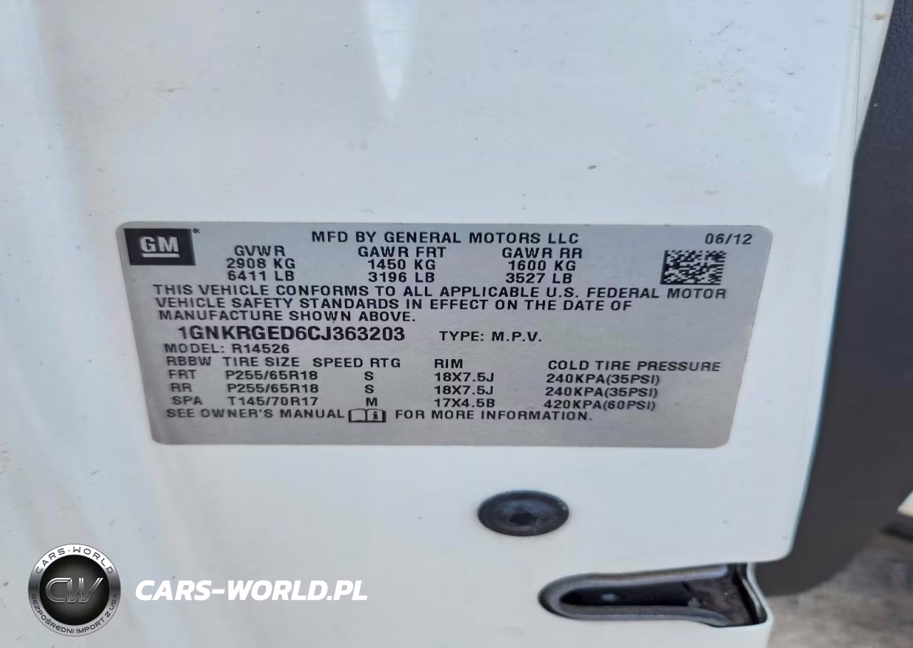 2012 Chevrolet Traverse Lt VIN:1GNKRGED6CJ363203 - 13