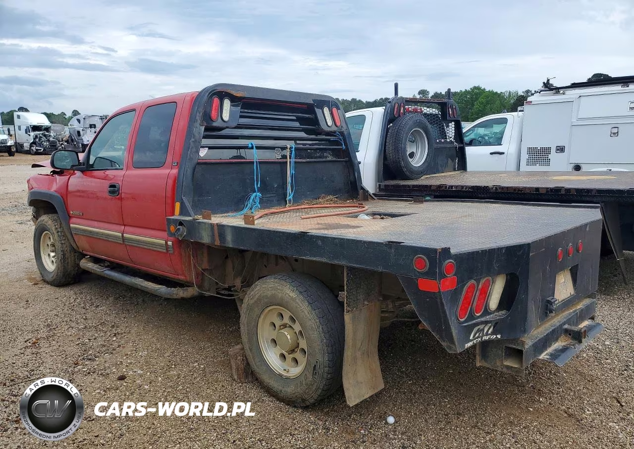 2002 Chevrolet Silverado 2500 Flatbed Truck VIN:1GCHK29U42E279120 - 2