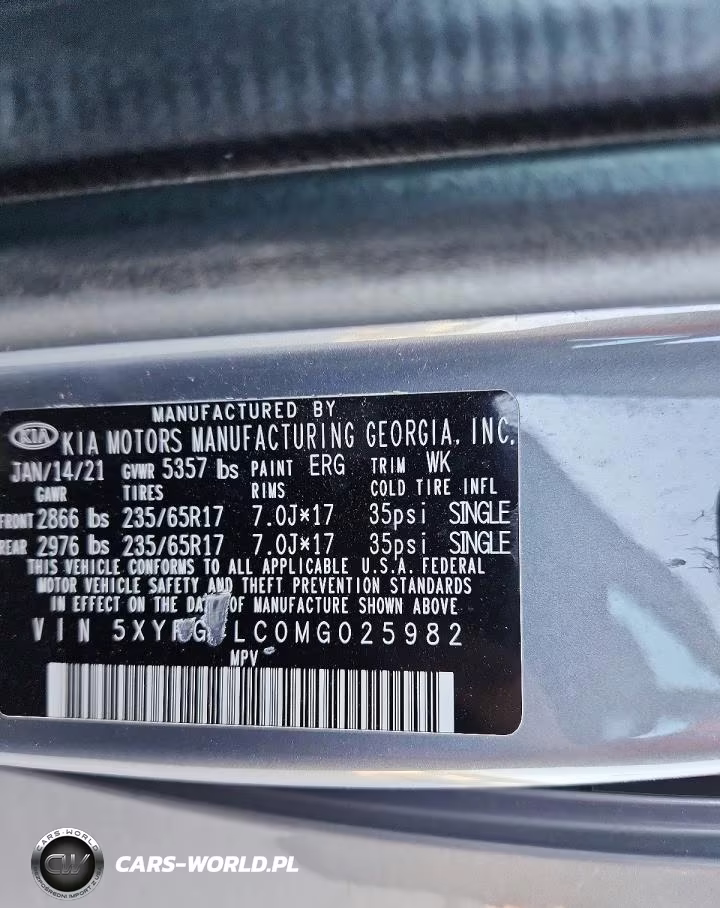 2021 Kia Sorento Lx VIN:5XYRG4LC0MG025982 - 13