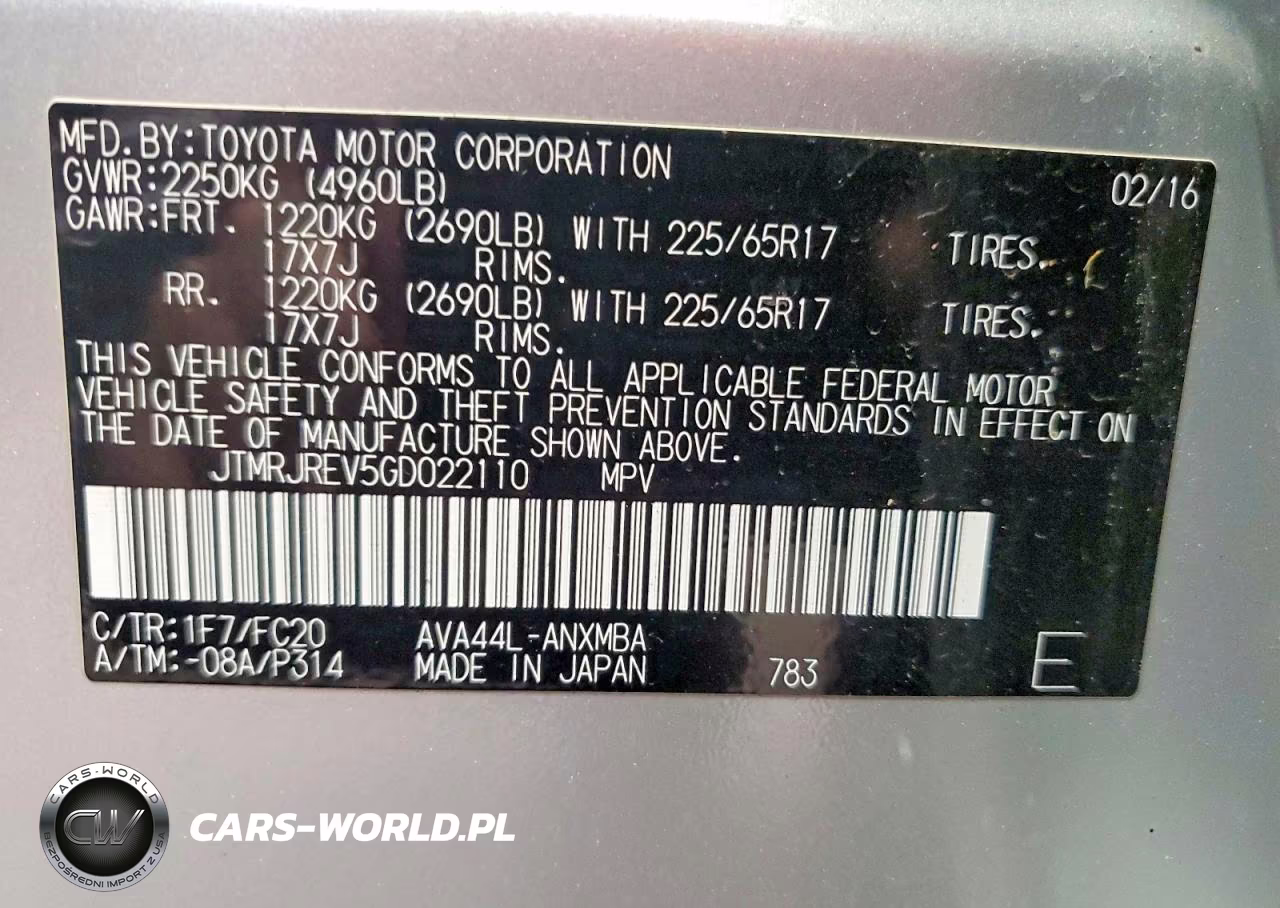 2016 Toyota Rav4 Hv Xle VIN:JTMRJREV5GD022110 - 13