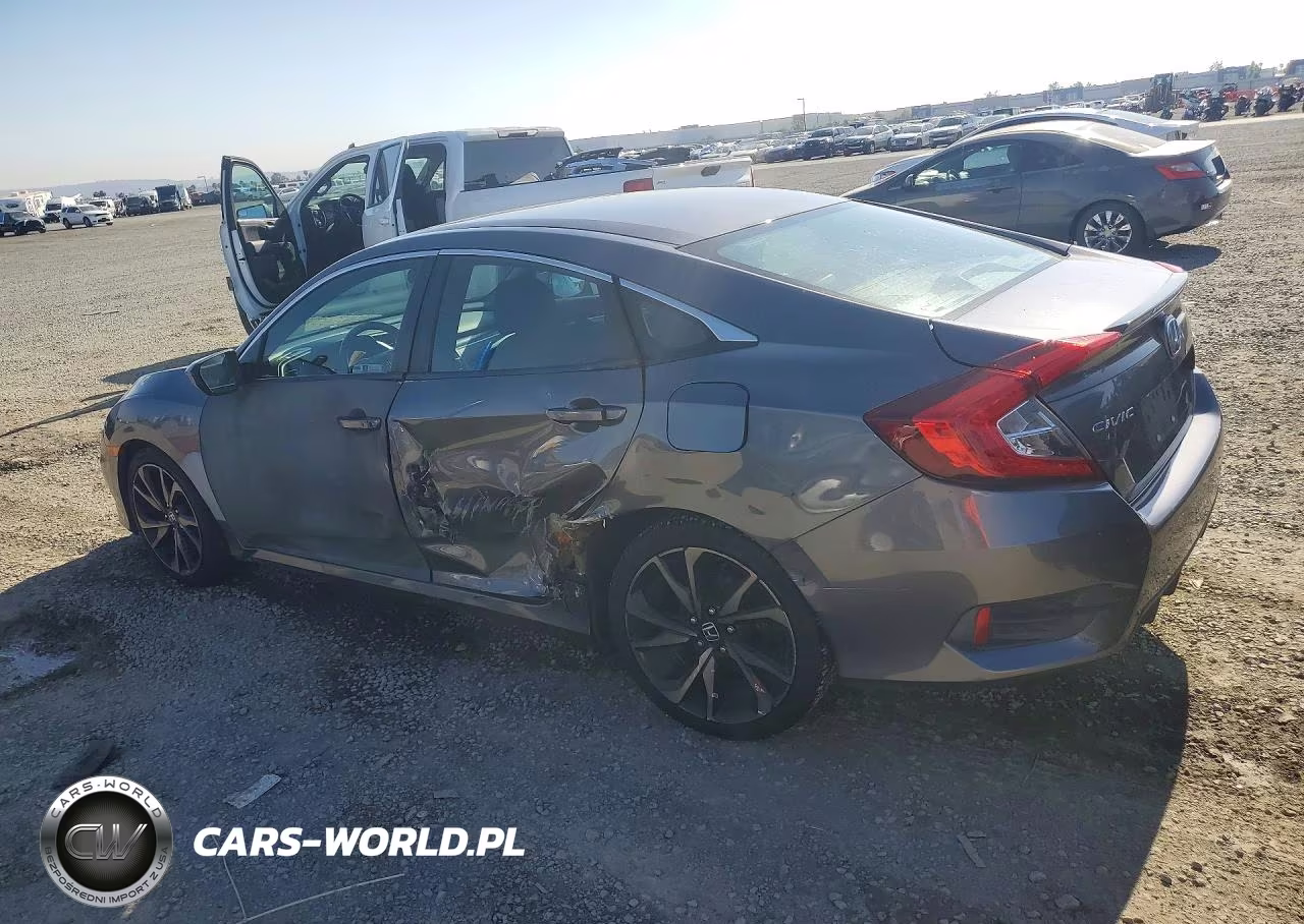 2019 Honda Civic Sport VIN:2HGFC2F8XKH517915 - 2