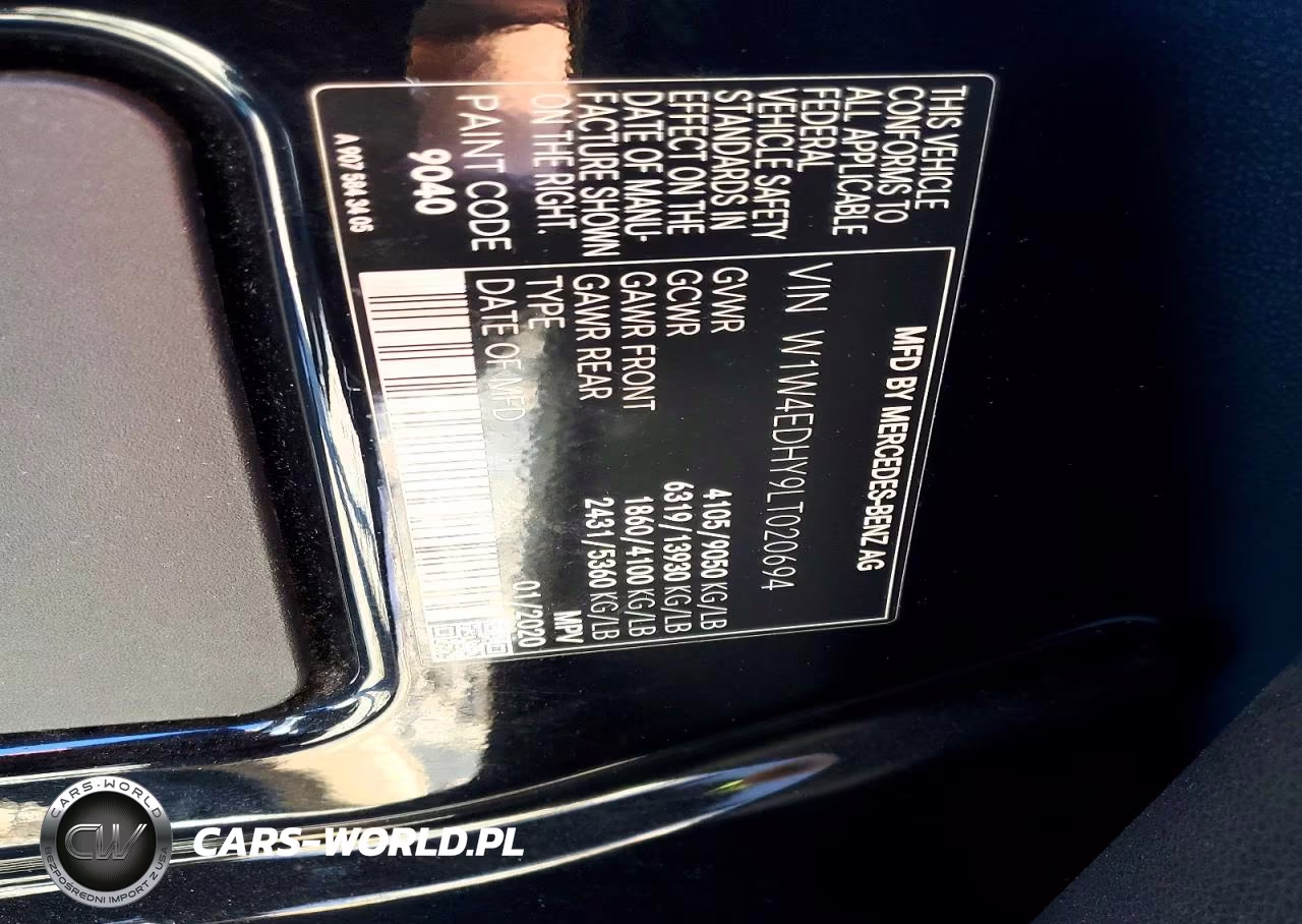 2020 Mercedes Benz Sprinter 2500 Delivery Van VIN:W1W4EDHY9LT020694 - 13