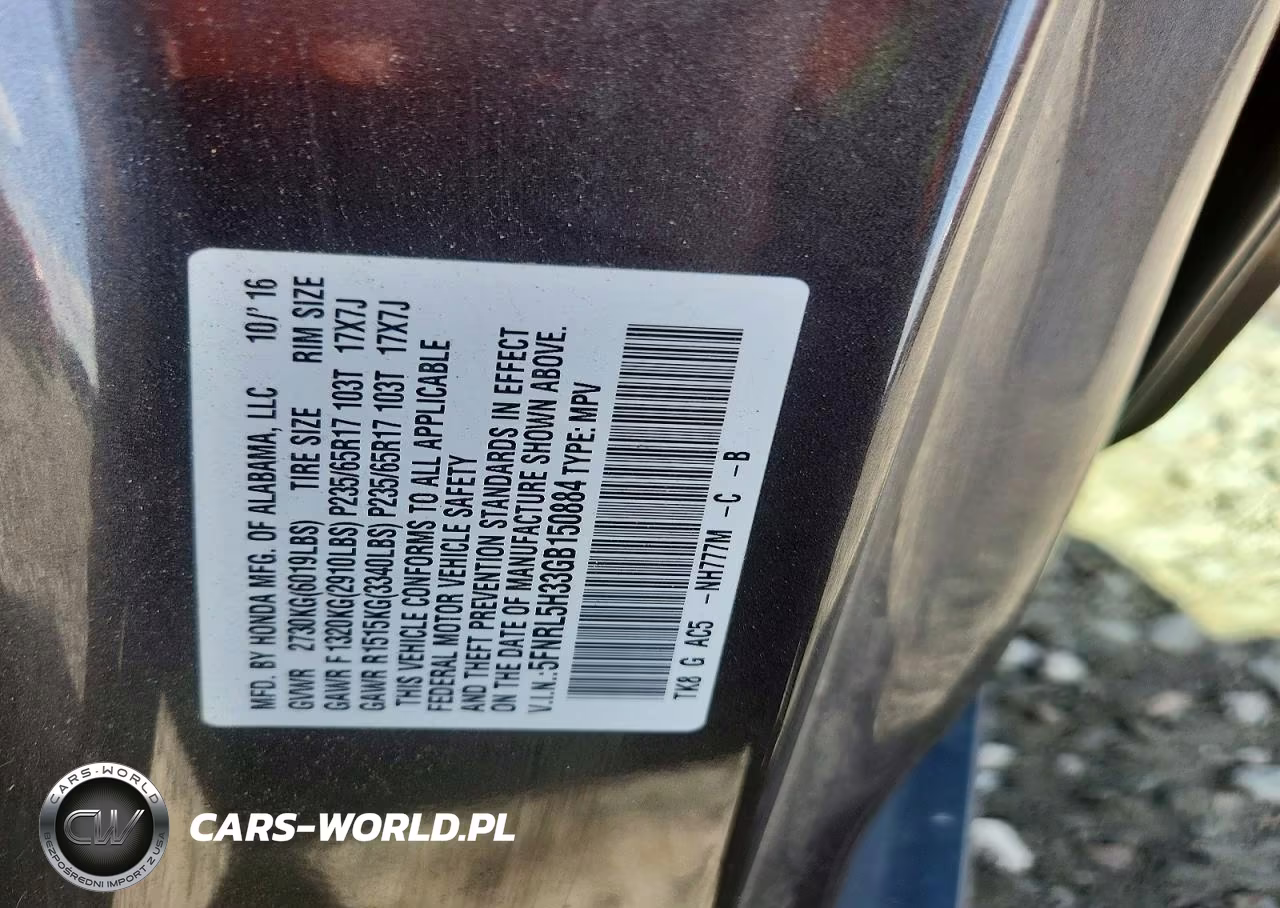 2016 Honda Odyssey Se VIN:5FNRL5H33GB150884 - 13