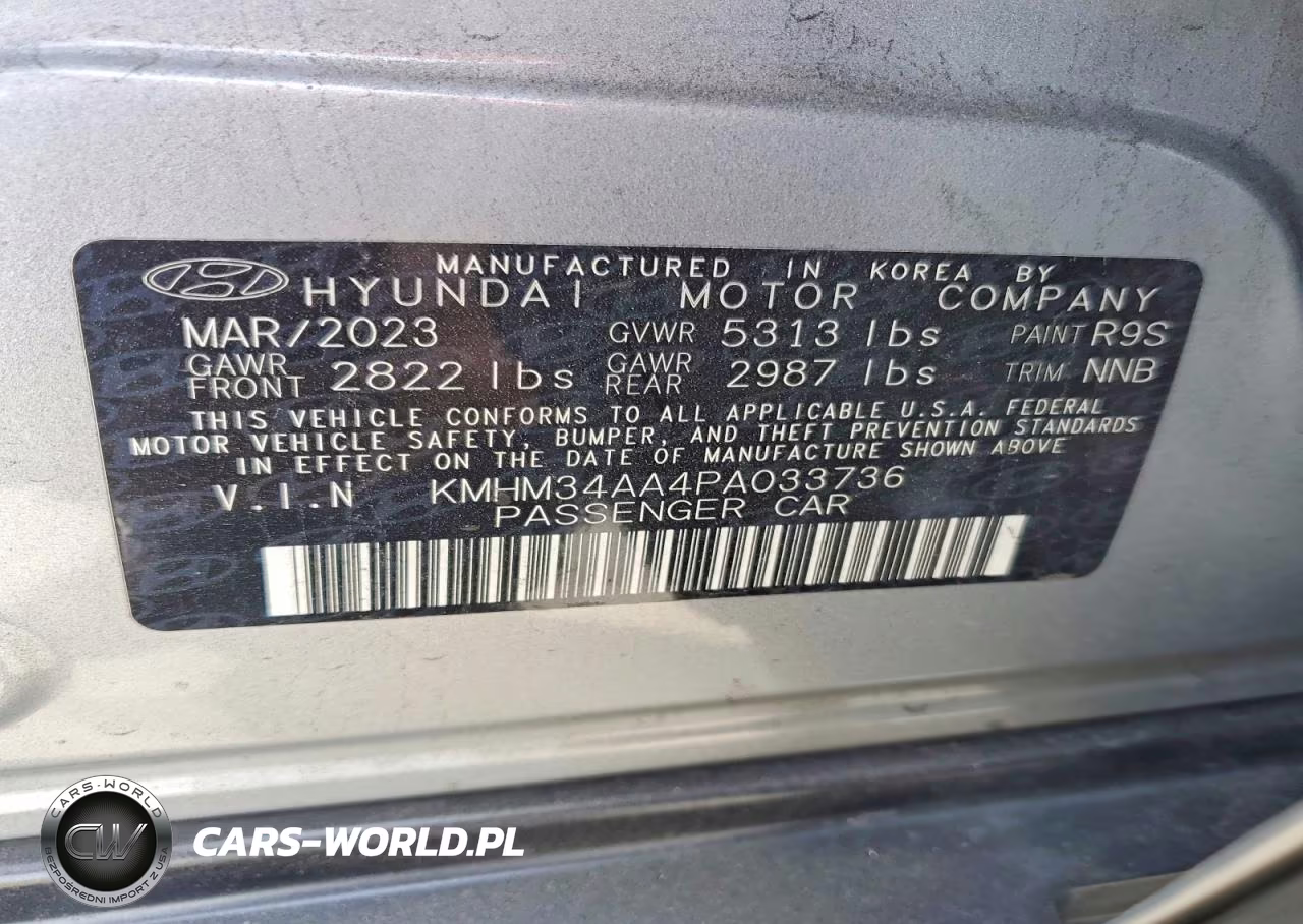2023 Hyundai Ioniq 6 Sel VIN:KMHM34AA4PA033736 - 12
