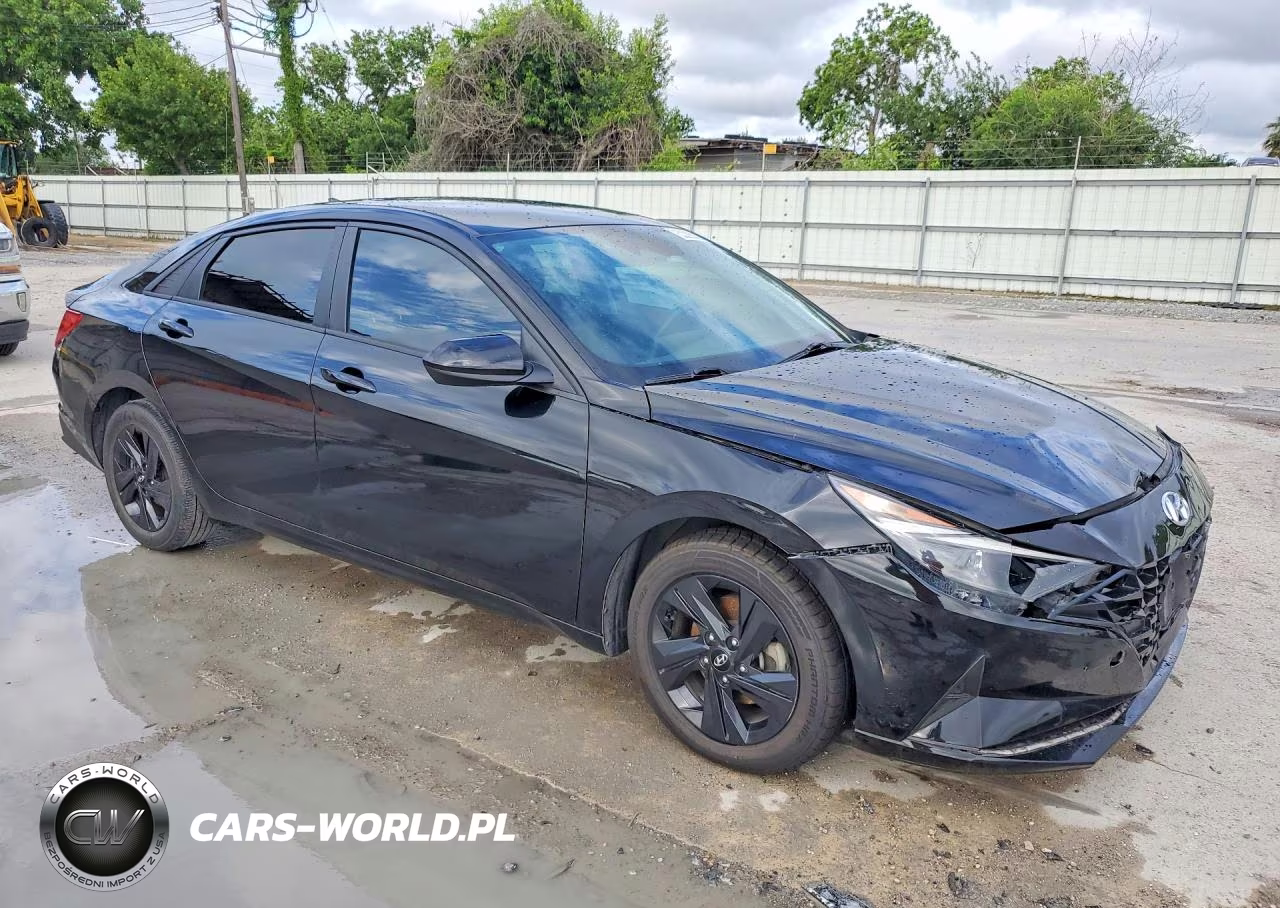2023 Hyundai Elantra Blue VIN:KMHLM4AJ2PU077080 - 4