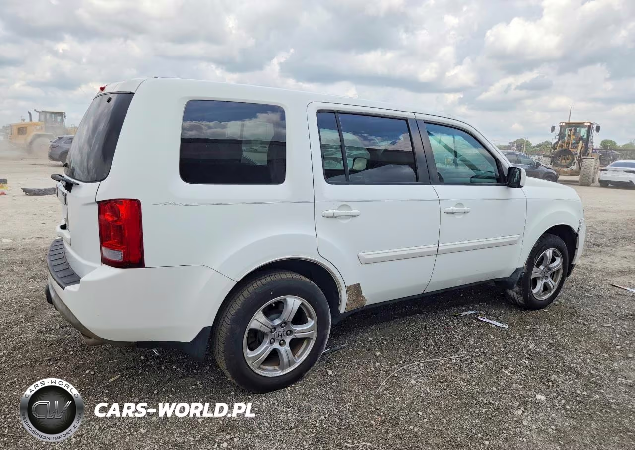 2012 Honda Pilot Ex VIN:5FNYF3H45CB031972 - 3