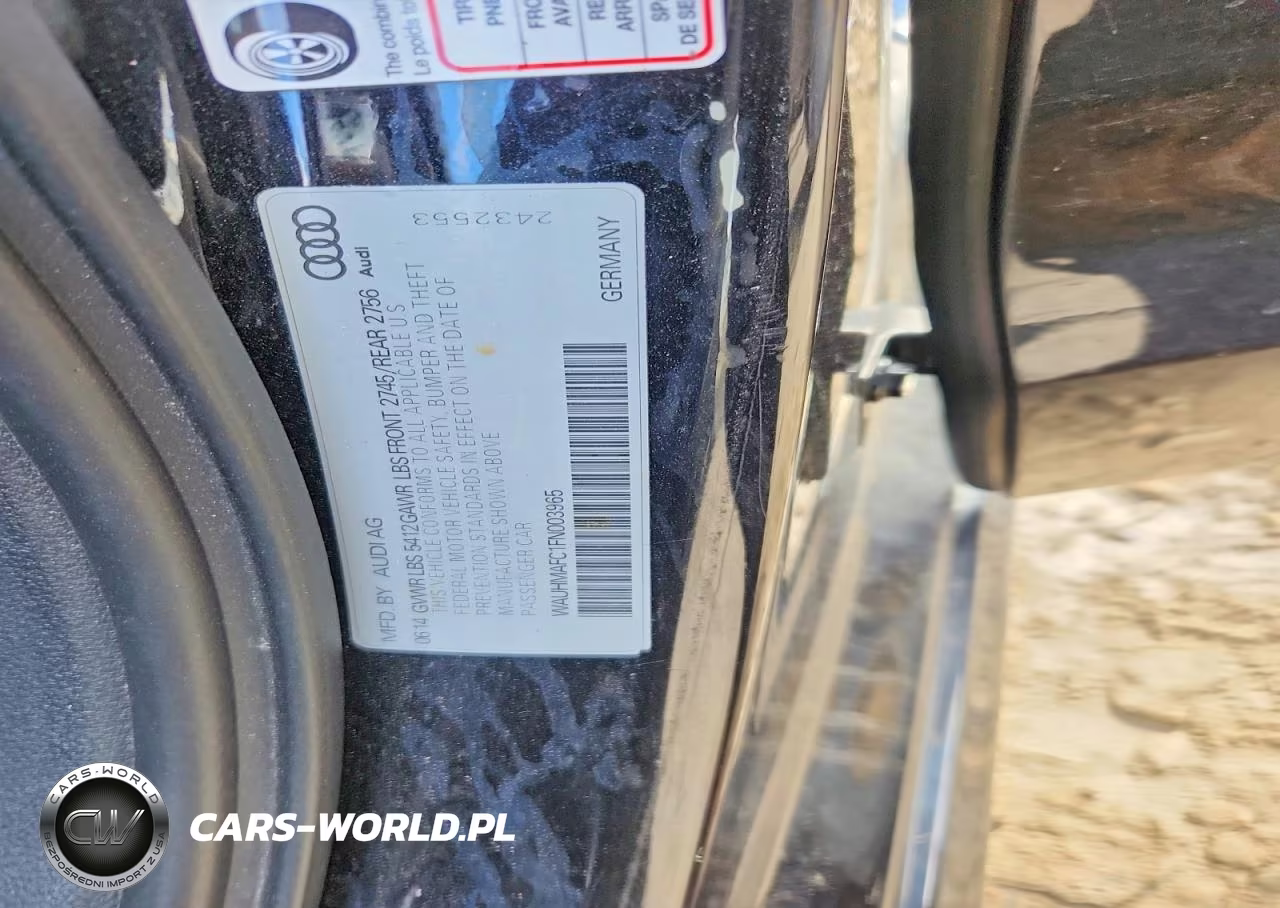 2015 Audi A6 Prestige VIN:WAUHMAFC1FN003965 - 12
