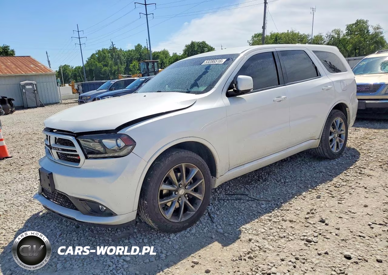 2017 Dodge Durango Gt VIN:1C4RDJDGXHC606344 - 1