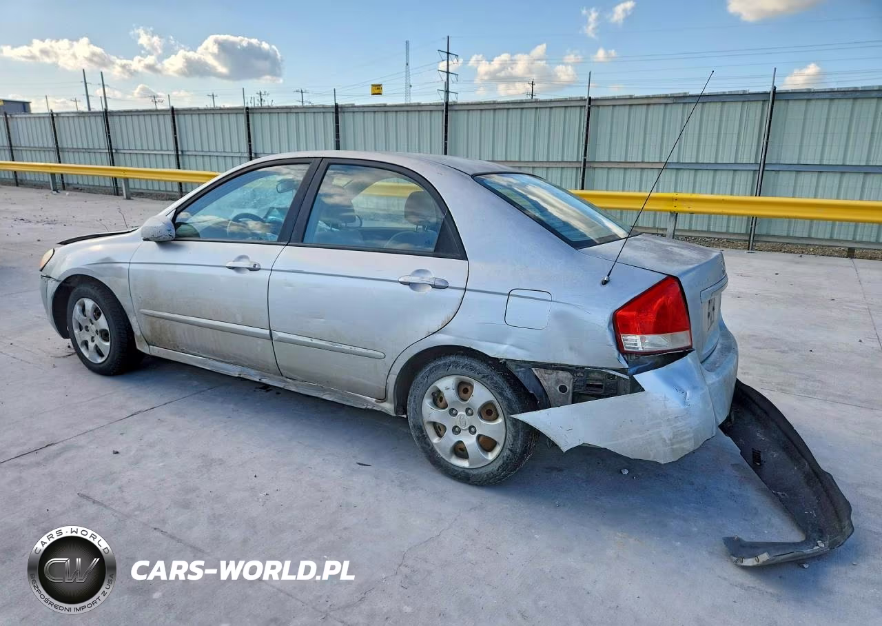 2007 Kia Spectra Lx VIN:KNAFE121575384651 - 2