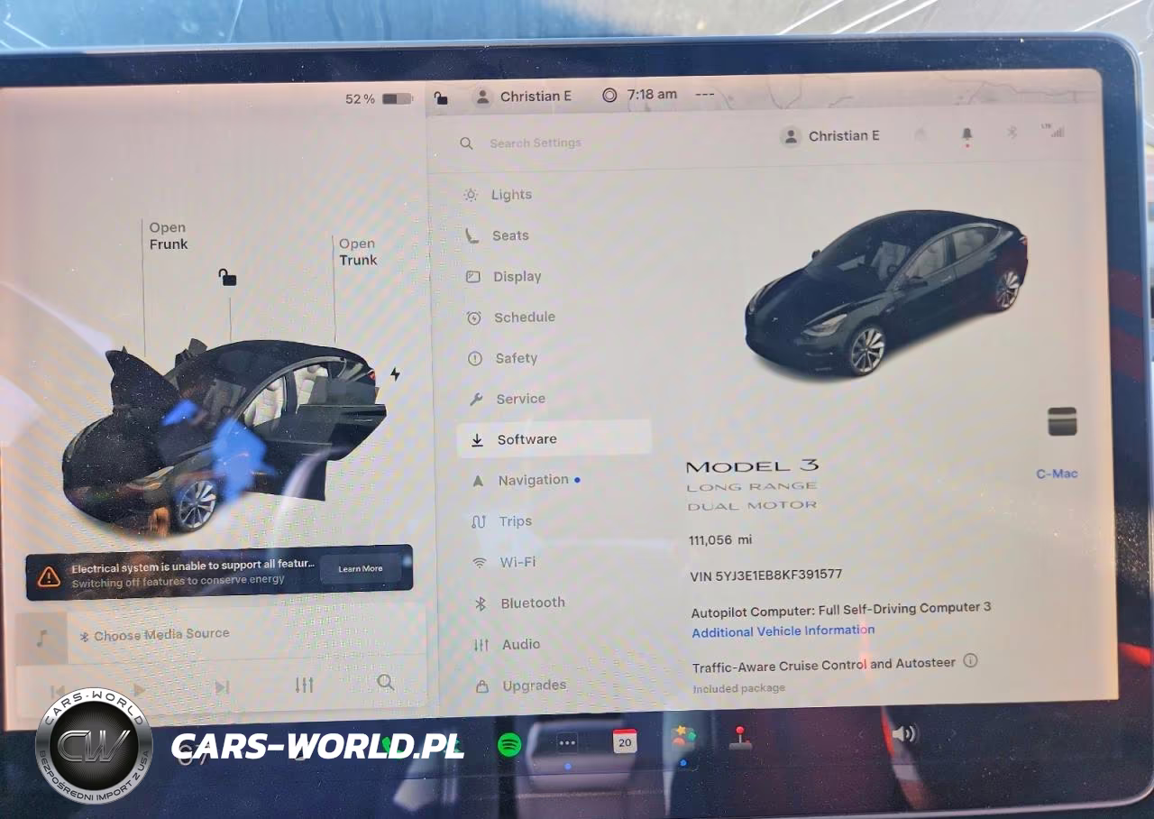 2019 Tesla Model 3 VIN:5YJ3E1EB8KF391577 - 9