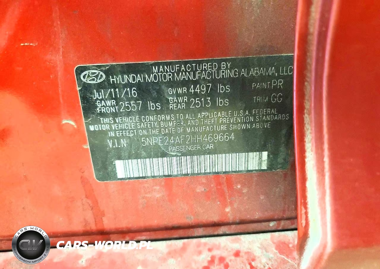 2017 Hyundai Sonata Se VIN:5NPE24AF2HH469664 - 12