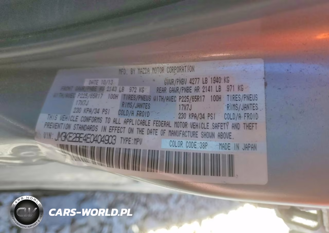 2014 Mazda Cx-5 Sport VIN:JM3KE2BE4E0404903 - 14