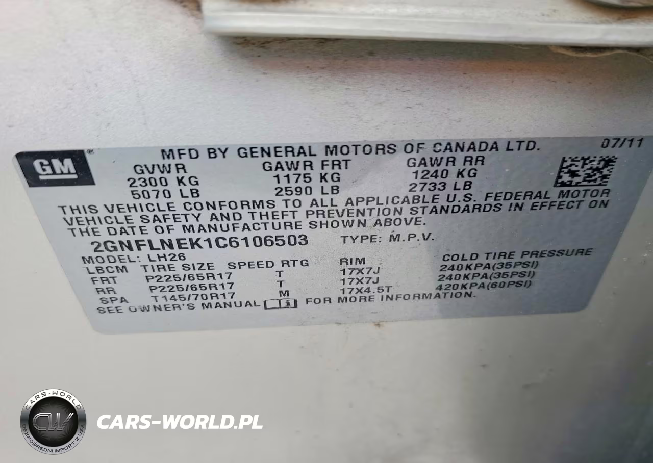 2012 Chevrolet Equinox Lt VIN:2GNFLNEK1C6106503 - 14