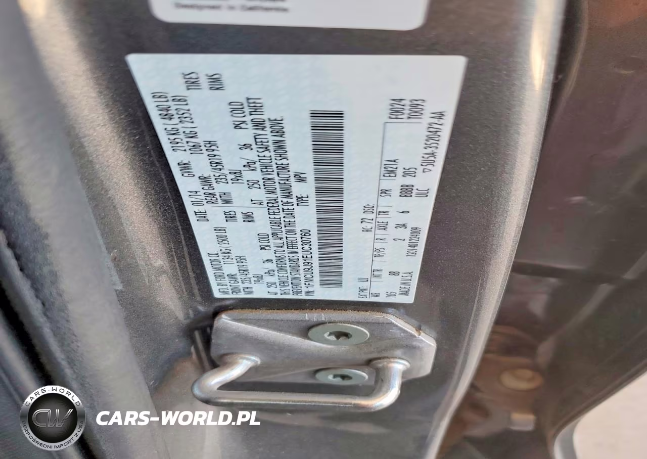 2014 Ford Escape Titanium VIN:1FMCU9J91EUC30760 - 12