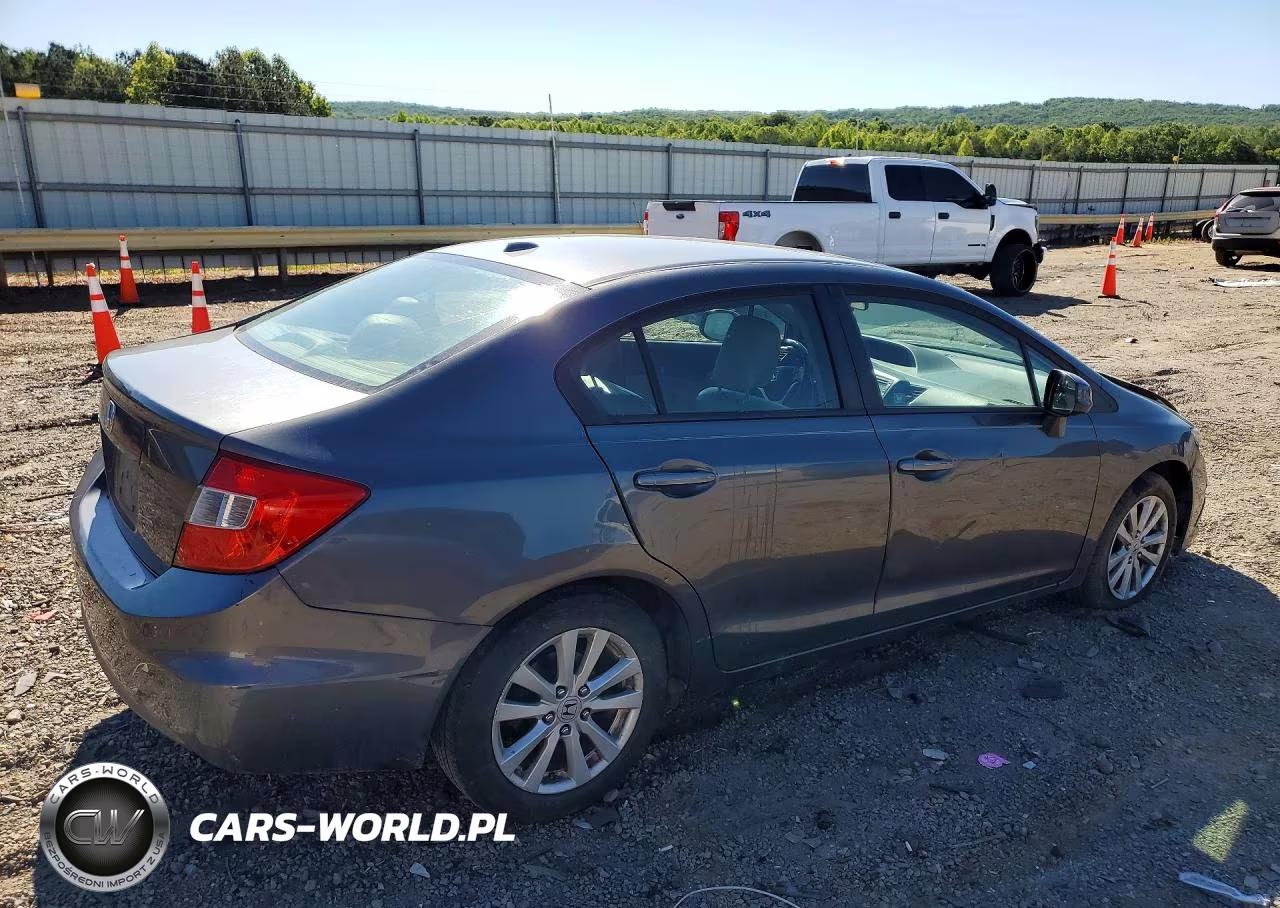 2012 Honda Civic Exl VIN:19XFB2F95CE022416 - 3
