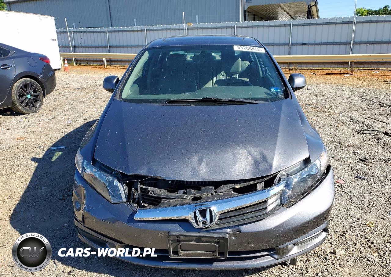 2012 Honda Civic Exl VIN:19XFB2F95CE022416 - 5