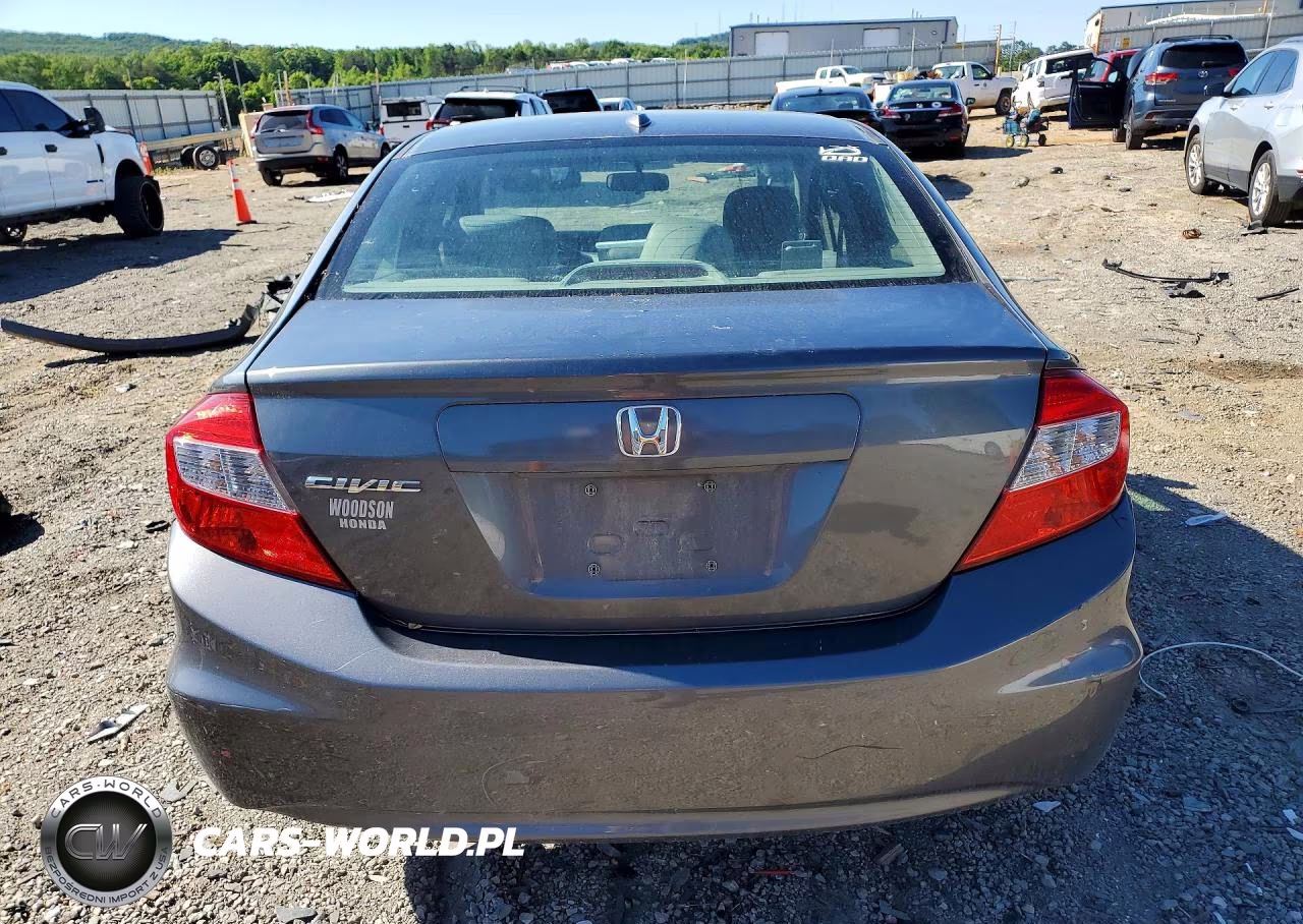 2012 Honda Civic Exl VIN:19XFB2F95CE022416 - 6