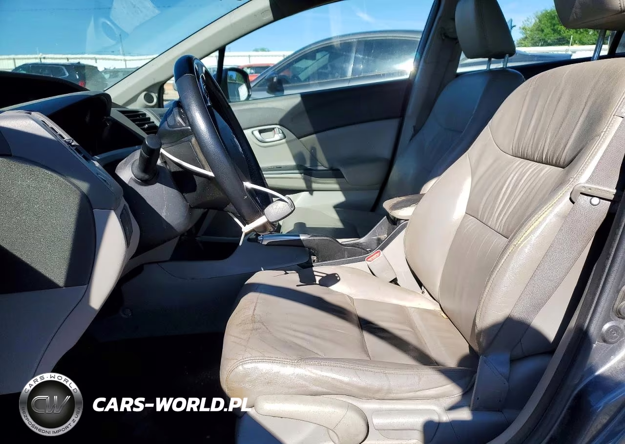 2012 Honda Civic Exl VIN:19XFB2F95CE022416 - 7