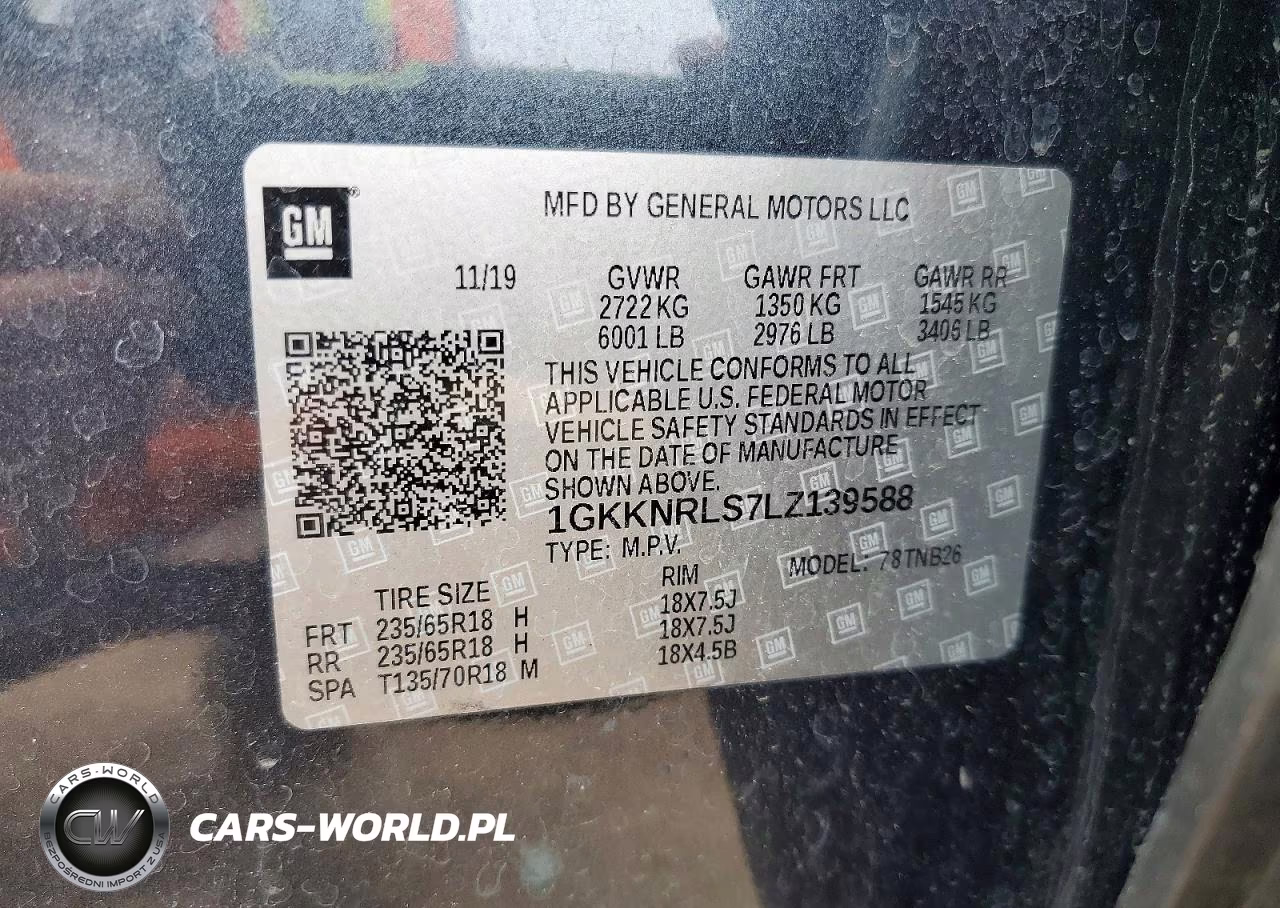 2020 GMC Acadia Sle VIN:1GKKNRLS7LZ139588 - 13