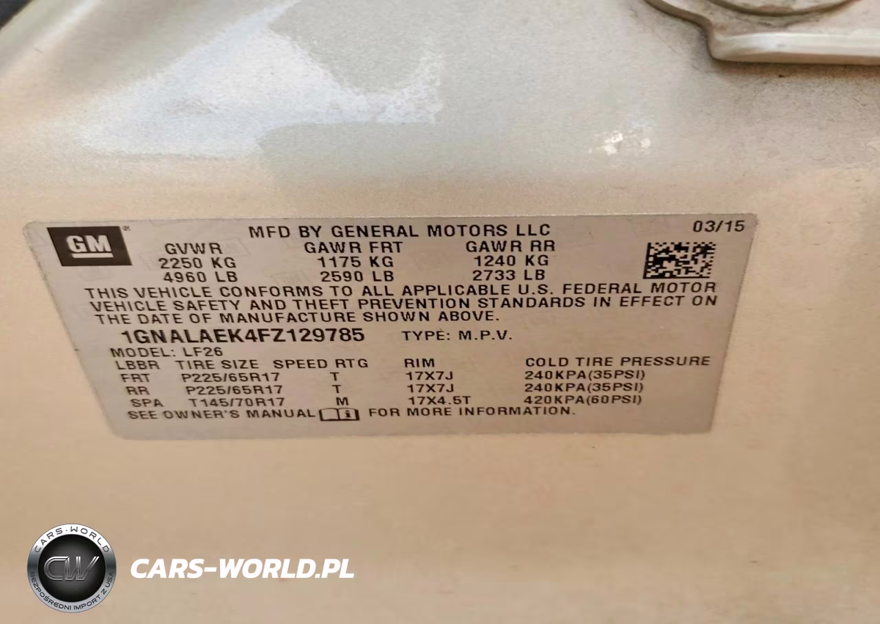 2015 Chevrolet Equinox VIN:1GNALAEK4FZ129785 - 13