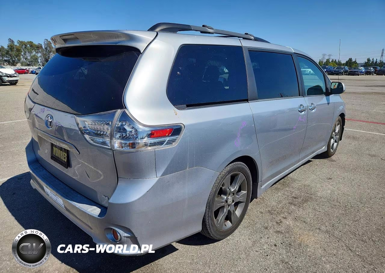 2014 Toyota Sienna Sport VIN:5TDXK3DC0ES517690 - 3