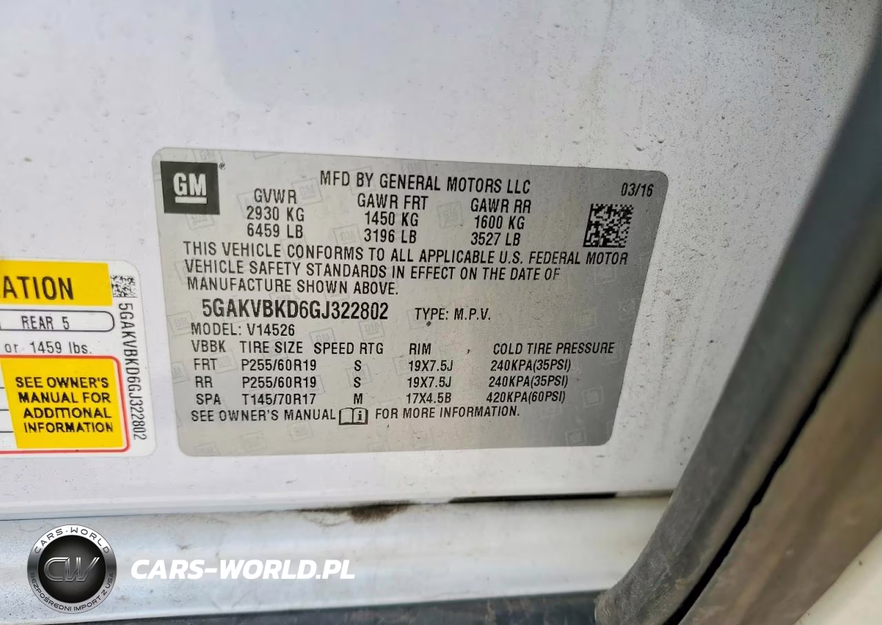 2016 Buick Enclave VIN:5GAKVBKD6GJ322802 - 13