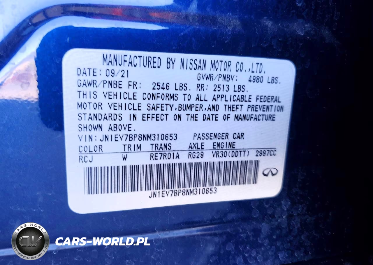 2022 Infiniti Q50 Luxe VIN:JN1EV7BP8NM310653 - 12