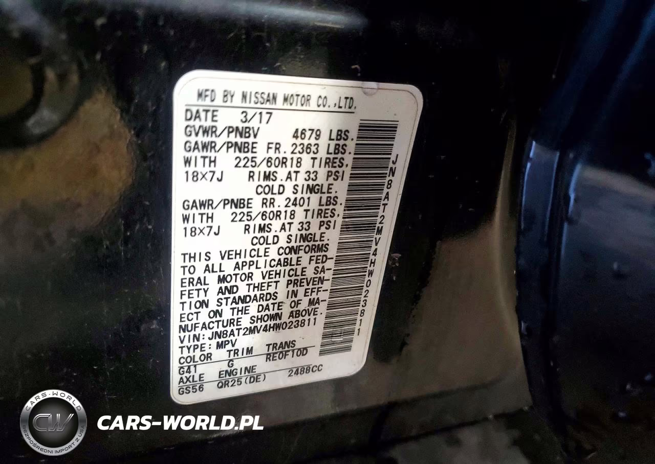 2017 Nissan Rogue Sl VIN:JN8AT2MV4HW023811 - 13